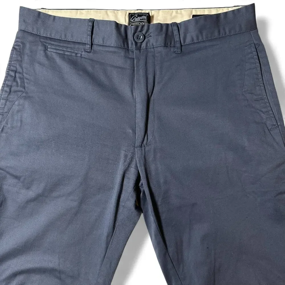 Grayer's Premium Chino Pants Size 32x32 Blue Straight Stretch